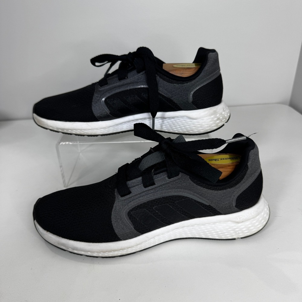Adidas Edge Lux 5 Womens Black Gray Running Shoes GZ1717 Sz 7.5 Athleisure